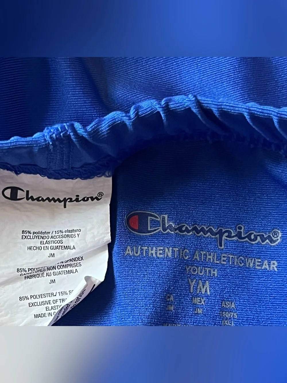 Champion Bike Shorts - Youth Size Medium